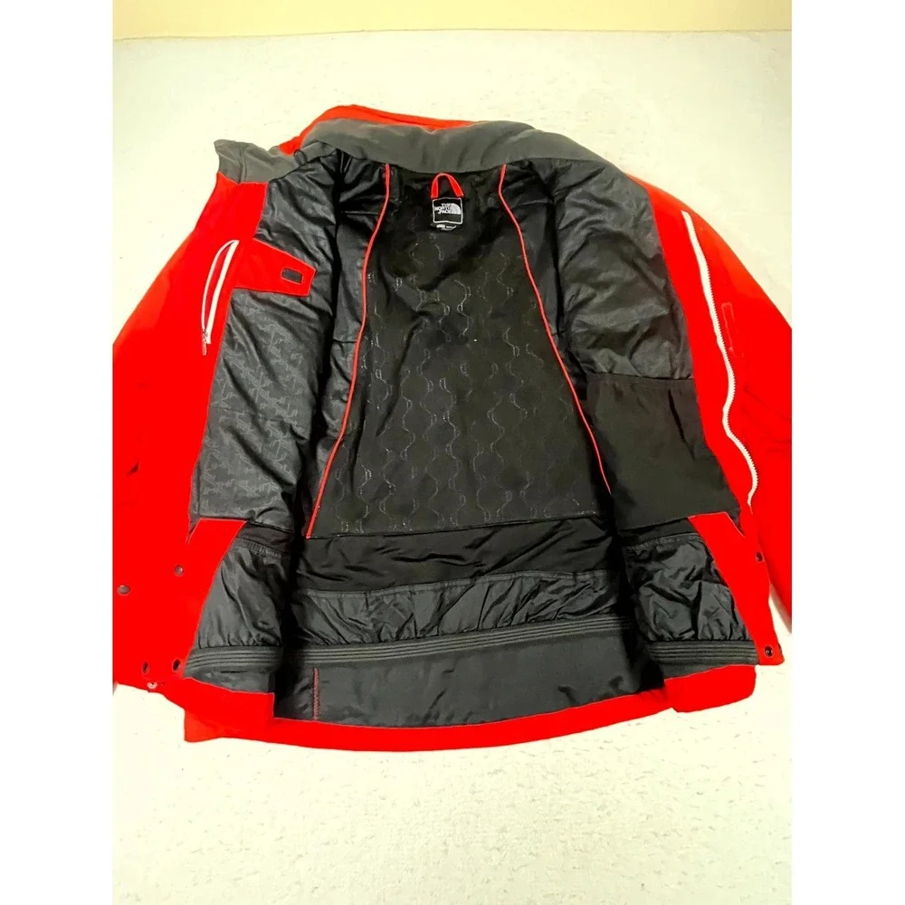 The North Face Hyvent Insulated Ski Jacket Mens XL Red Hiking Outdoor Full Zip